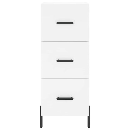 Sideboard Weiß 34,5x34x90 cm Holzwerkstoff