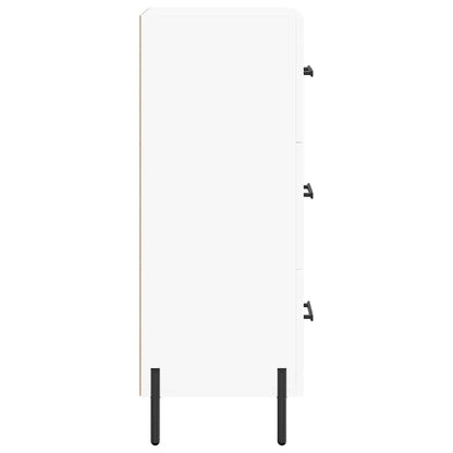 Sideboard Weiß 34,5x34x90 cm Holzwerkstoff