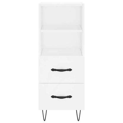 Sideboard Weiß 34,5x34x90 cm Holzwerkstoff