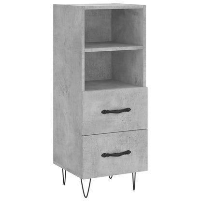 Sideboard Betongrau 34,5x34x90 cm Holzwerkstoff