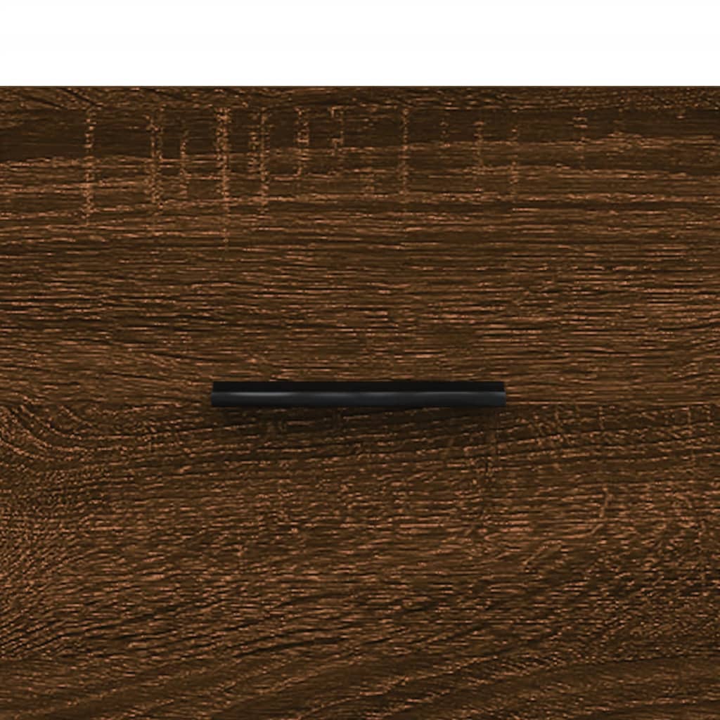 Sideboard Braun Eichen-Optik 34,5x34x90 cm Holzwerkstoff