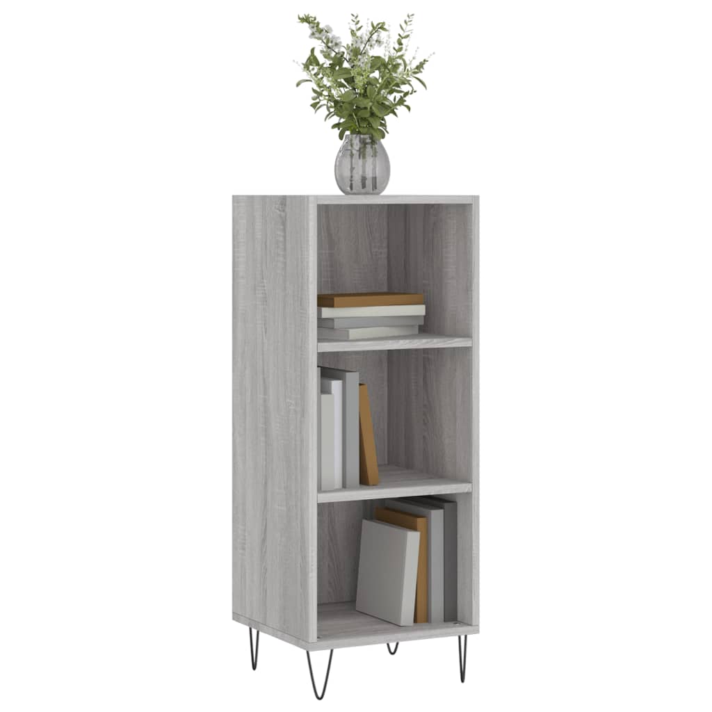Sideboard Grau Sonoma 34,5x32,5x90 cm Holzwerkstoff