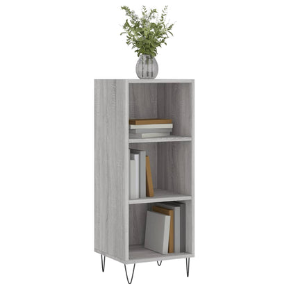 Sideboard Grau Sonoma 34,5x32,5x90 cm Holzwerkstoff