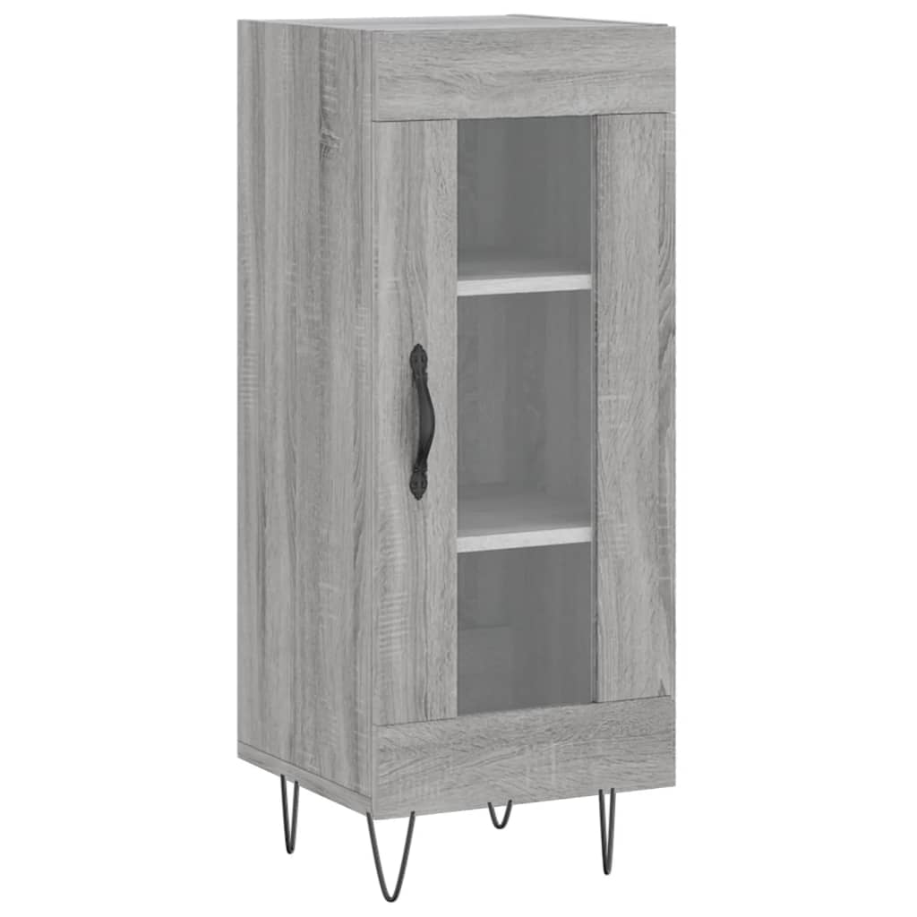 Sideboard Grau Sonoma 34,5x34x90 cm Holzwerkstoff