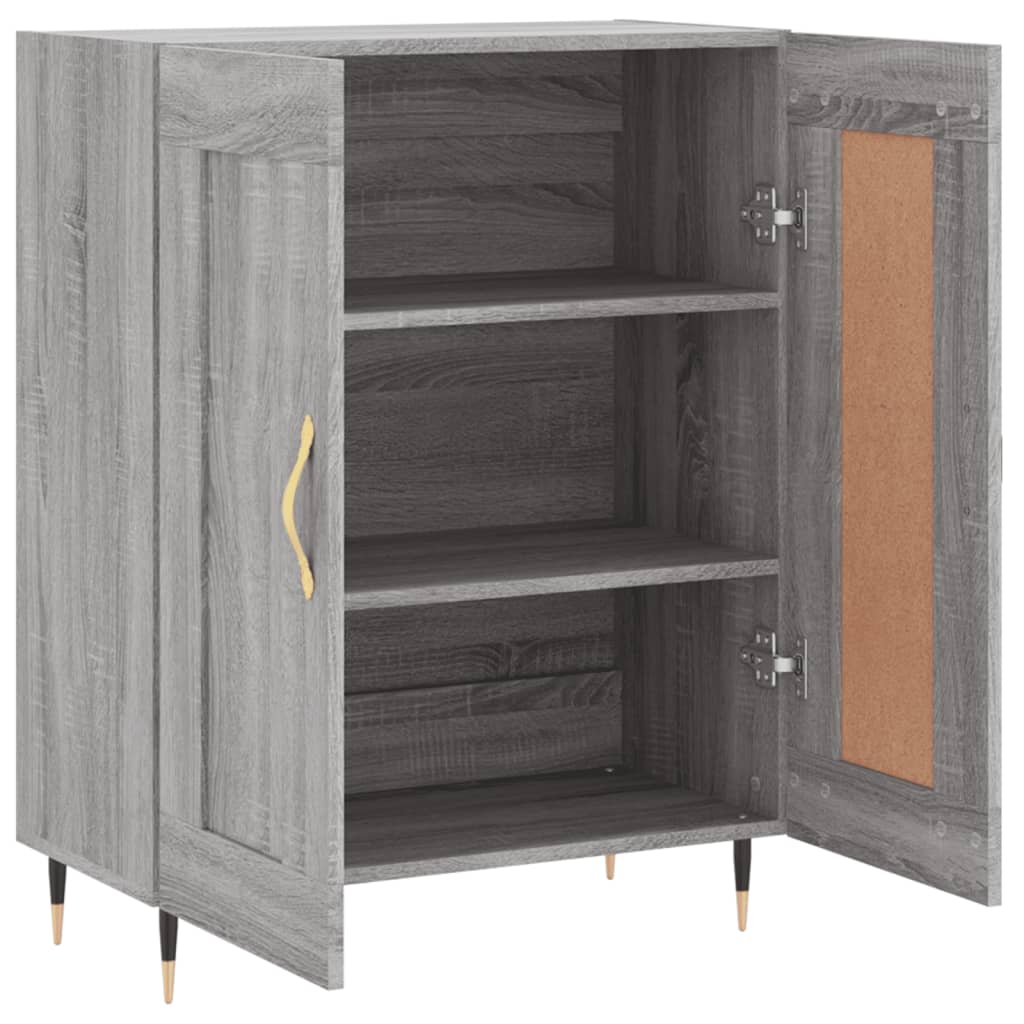Sideboard Grau Sonoma 69,5x34x90 cm Holzwerkstoff