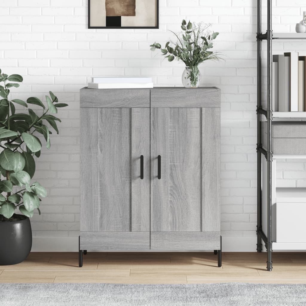 Sideboard Grau Sonoma 69,5x34x90 cm Holzwerkstoff