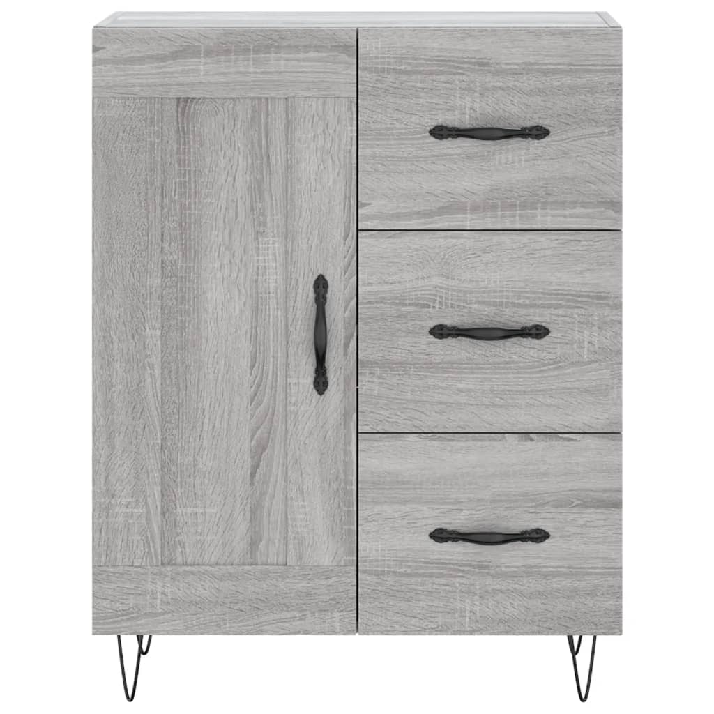 Sideboard Grau Sonoma 69,5x34x90 cm Holzwerkstoff