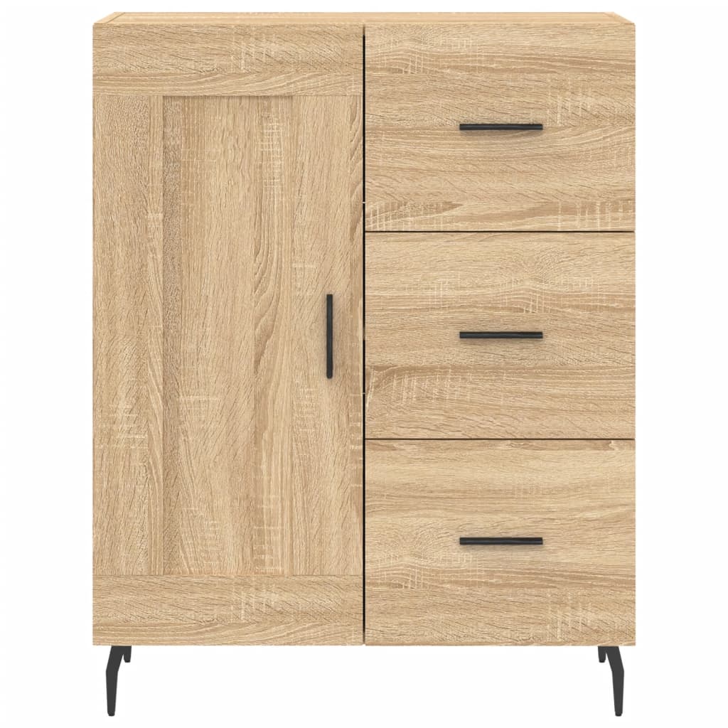Sideboard Sonoma-Eiche 69,5x34x90 cm Holzwerkstoff