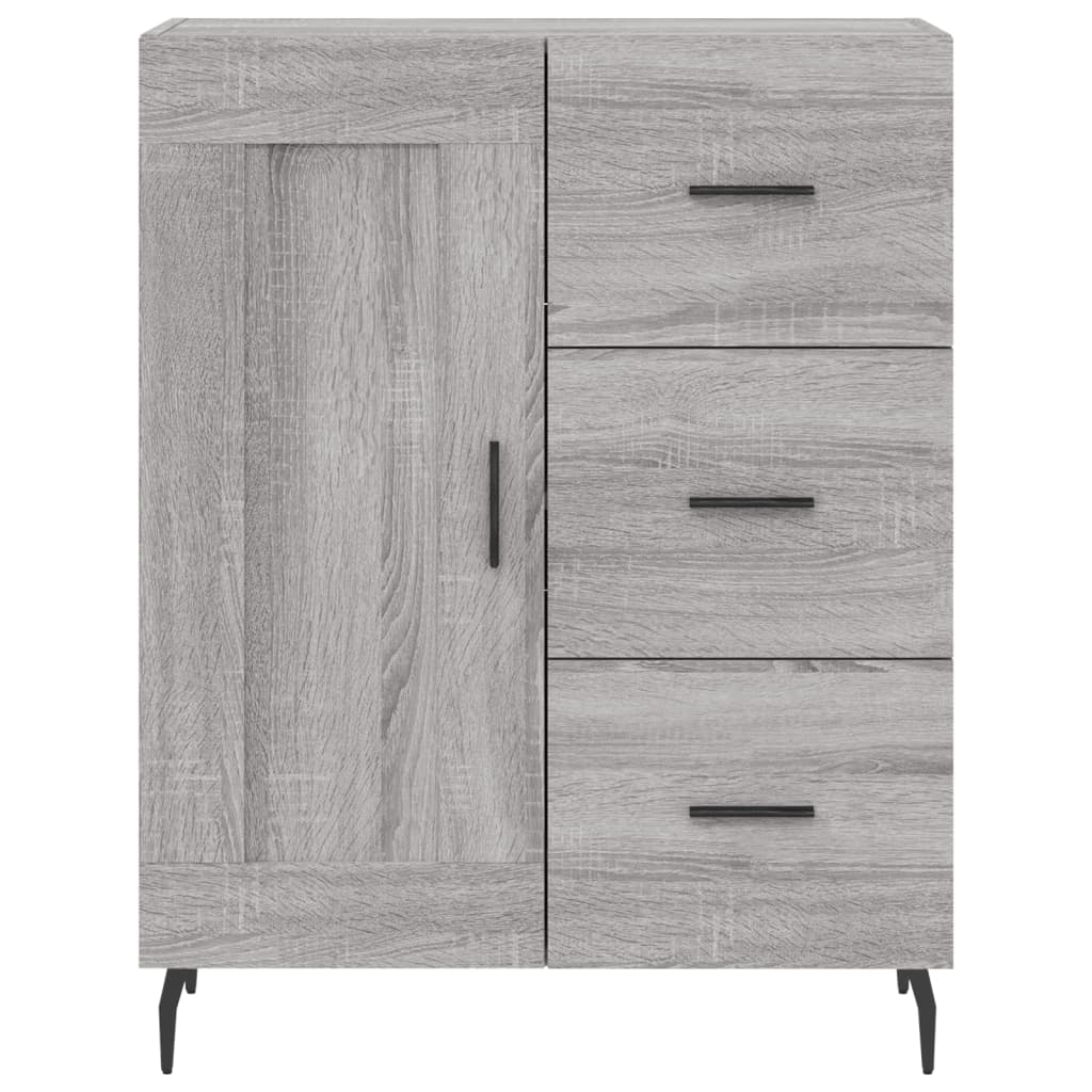 Sideboard Grau Sonoma 69,5x34x90 cm Holzwerkstoff
