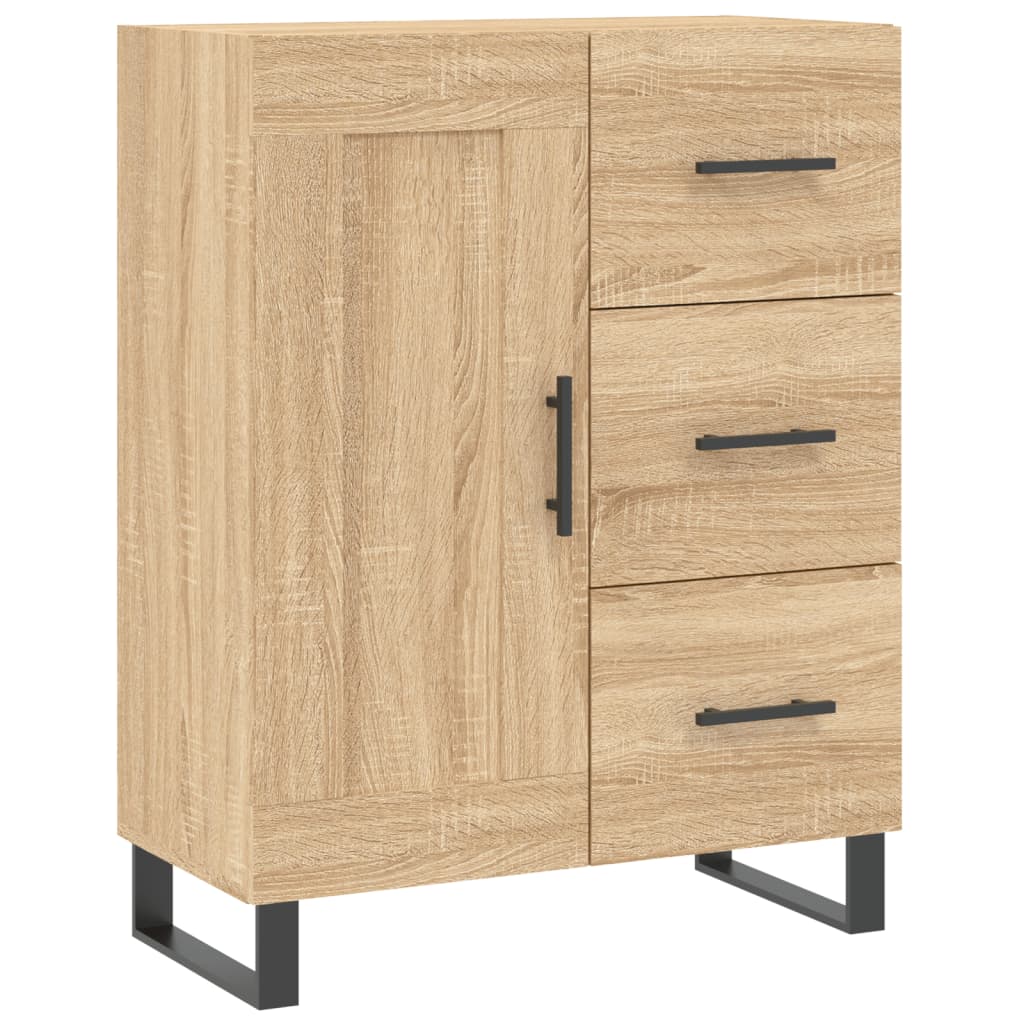 Sideboard Sonoma-Eiche 69,5x34x90 cm Holzwerkstoff