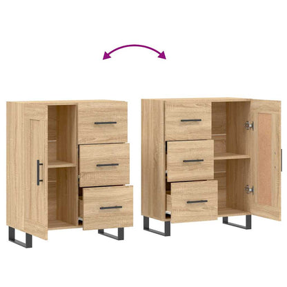 Sideboard Sonoma-Eiche 69,5x34x90 cm Holzwerkstoff