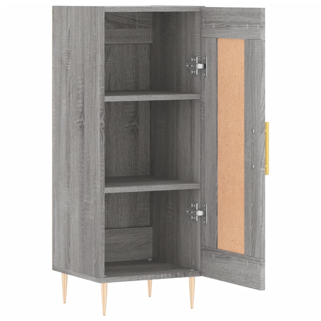 Sideboard Grau Sonoma 34,5x34x90 cm Holzwerkstoff