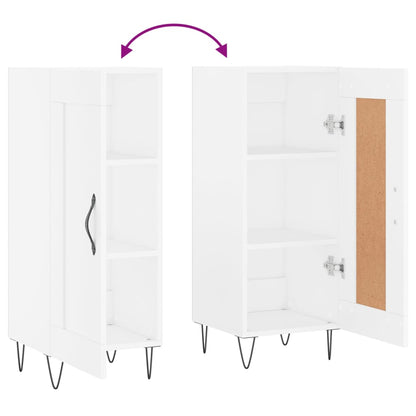 Sideboard Weiß 34,5x34x90 cm Holzwerkstoff