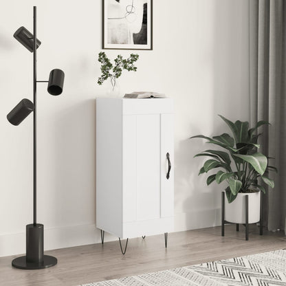 Sideboard Weiß 34,5x34x90 cm Holzwerkstoff