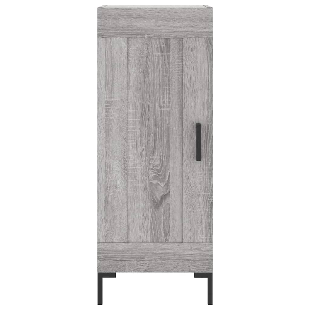 Sideboard Grau Sonoma 34,5x34x90 cm Holzwerkstoff