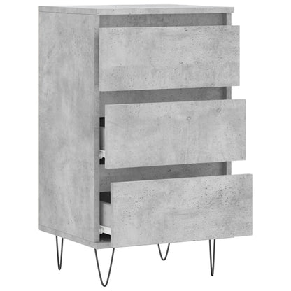 Sideboard Betongrau 40x35x70 cm Holzwerkstoff