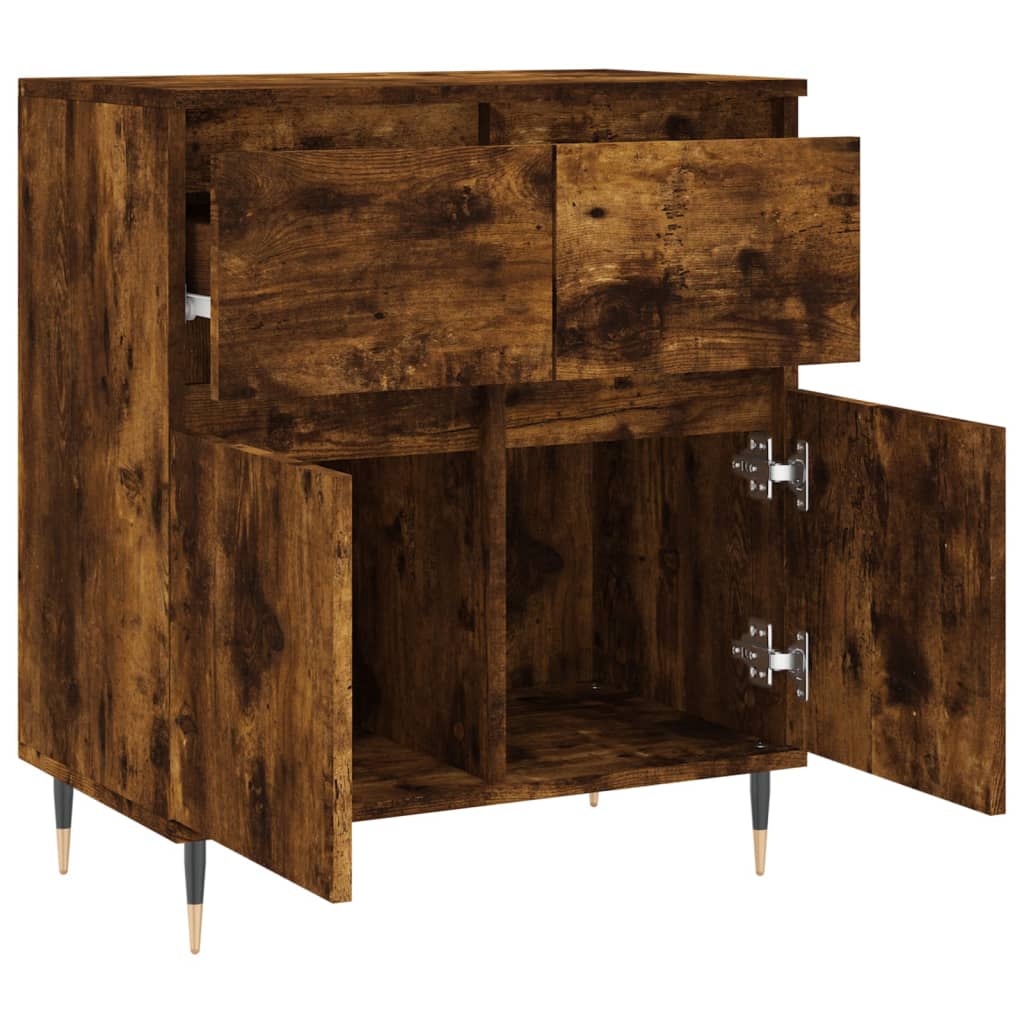 Sideboard Räuchereiche 60x35x70 cm Holzwerkstoff