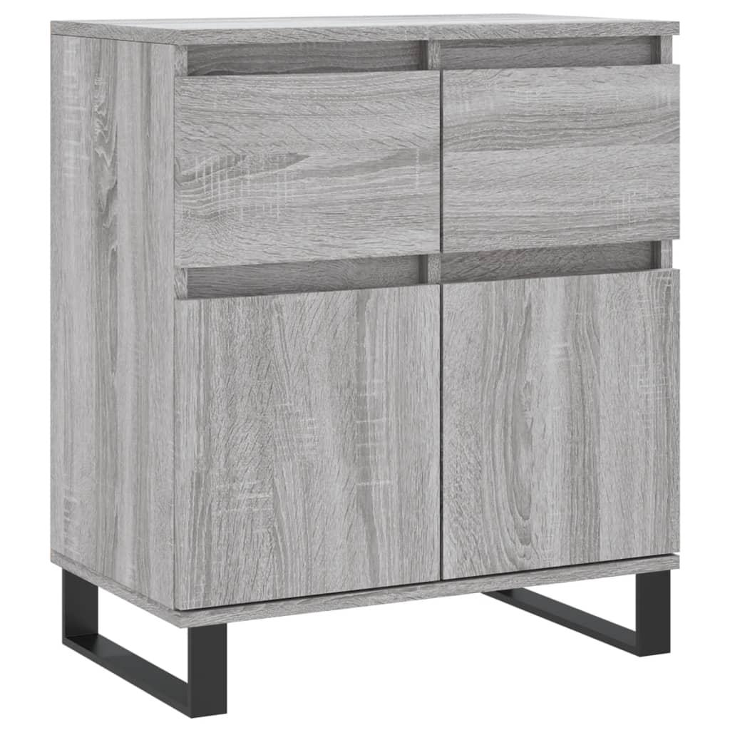 Sideboard Grau Sonoma 60x35x70 cm Holzwerkstoff