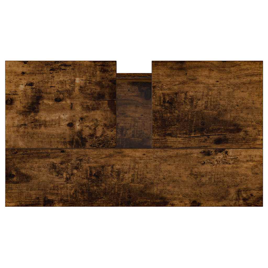 Badschrank Hochglanz-Weiß 58x33x60 cm Holzwerkstoff