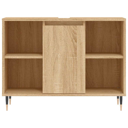 Badschrank Sonoma-Eiche 80x33x60 cm Holzwerkstoff
