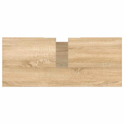 Badschrank Sonoma-Eiche 80x33x60 cm Holzwerkstoff