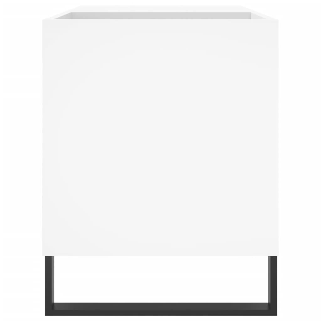 Plattenschrank Weiß 85x38x48 cm Holzwerkstoff