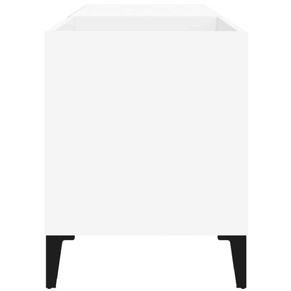 Plattenschrank Weiß 84,5x38x48 cm Holzwerkstoff