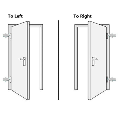 Haustür Weiß 108x200 cm PVC