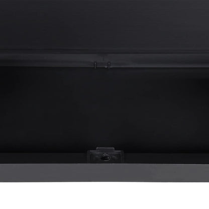 Gartenschrank Schwarz 65x37x165 cm PP