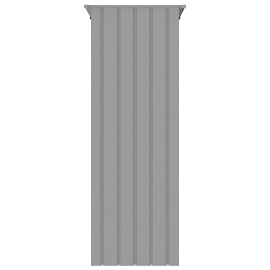 Voliere Grau 115x78x200 cm Verzinkter Stahl