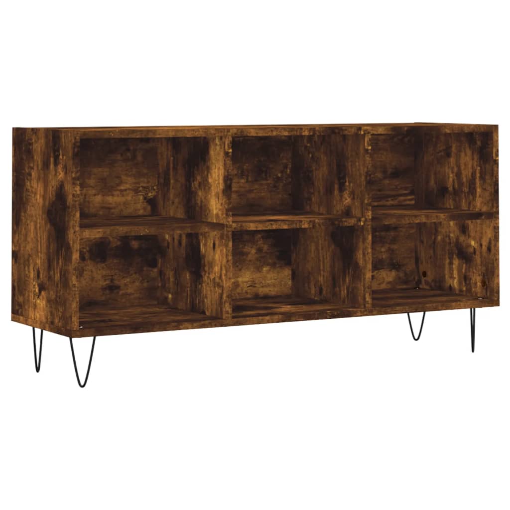 TV-Schrank Räuchereiche 103,5x30x50 cm Holzwerkstoff