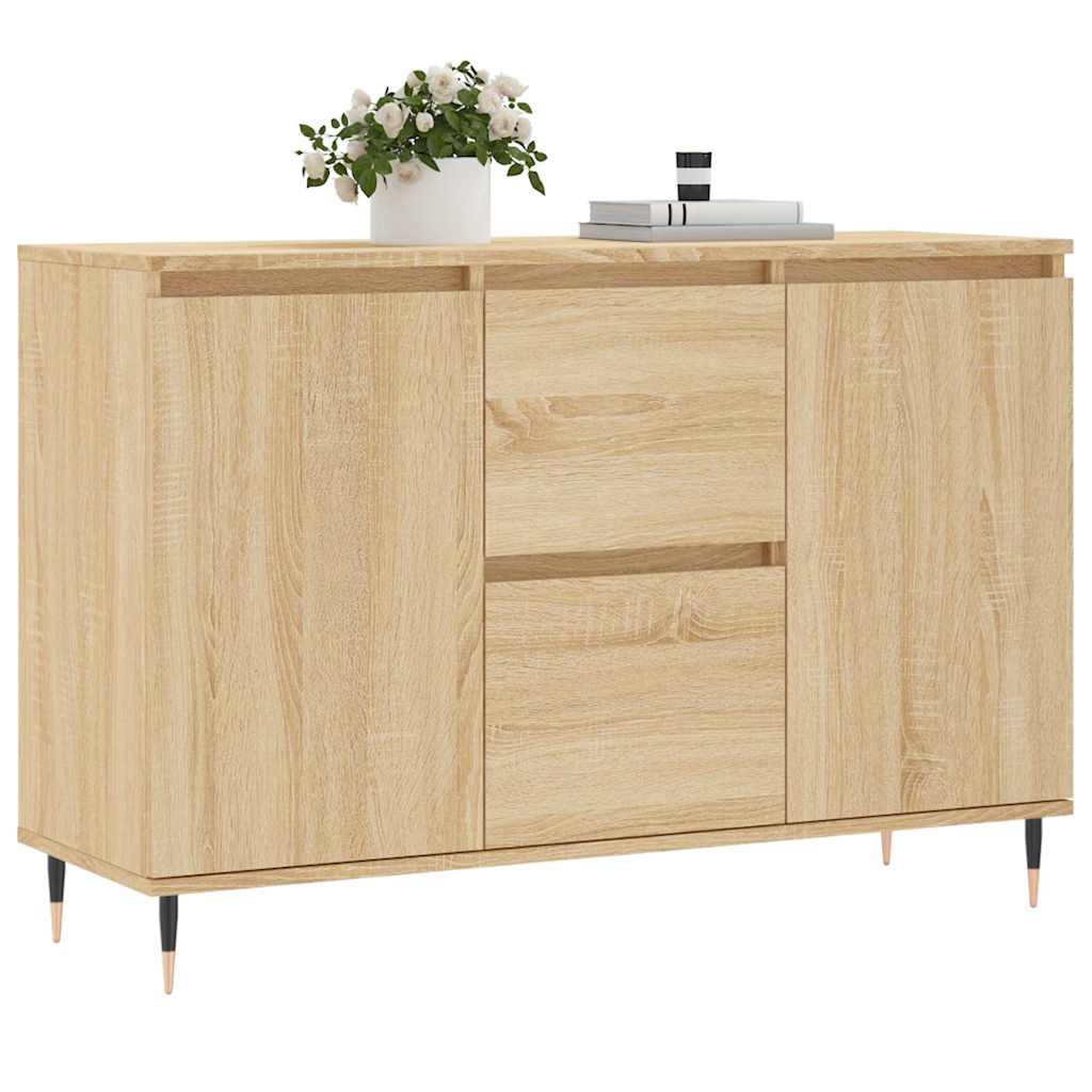 Sideboard Sonoma-Eiche 101,5x35x70 cm Holzwerkstoff
