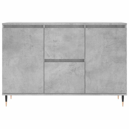 Sideboard Betongrau 101,5x35x70 cm Holzwerkstoff