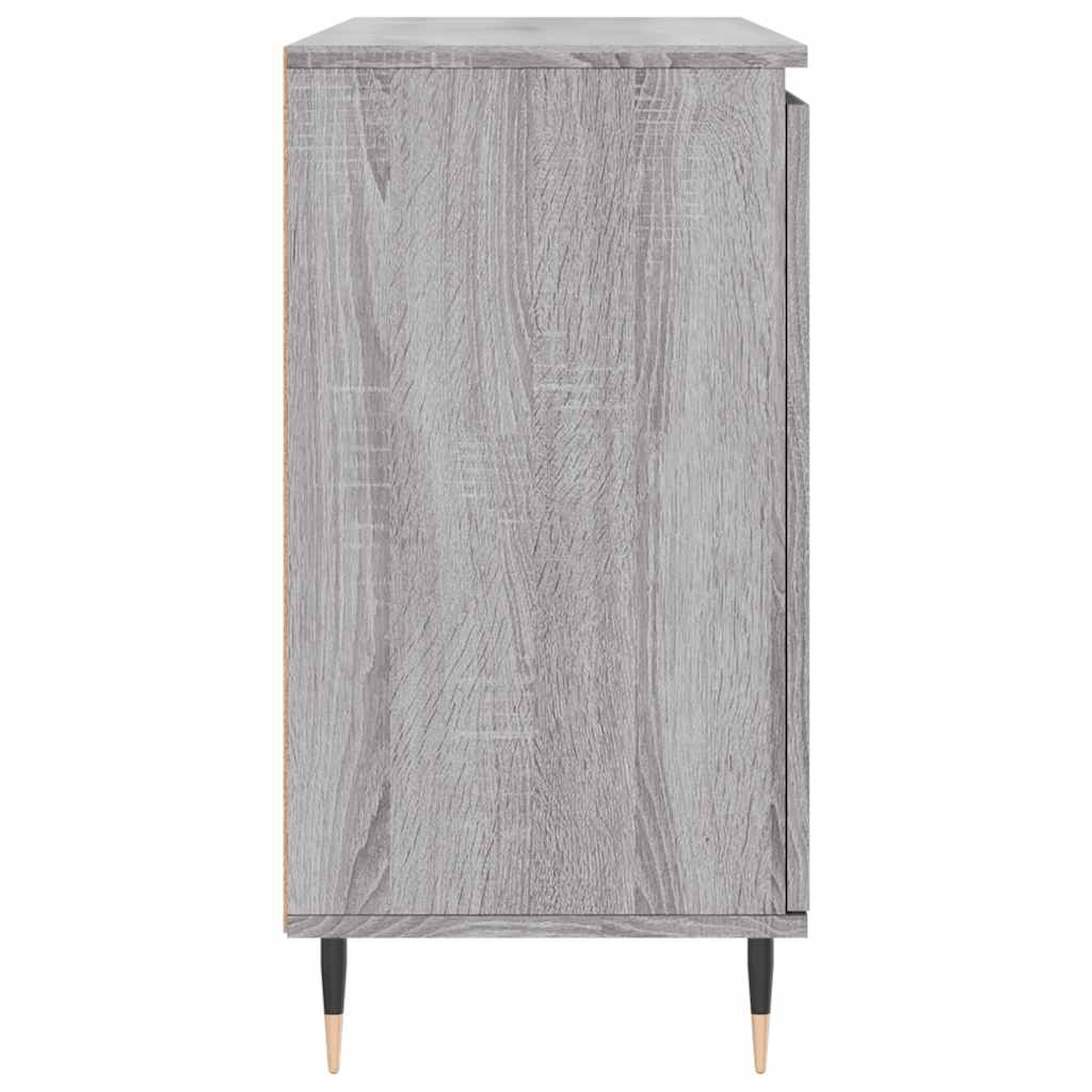 Sideboard Grau Sonoma 101,5x35x70 cm Holzwerkstoff