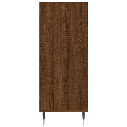 Highboard Braun Eichen-Optik 57x35x90 cm Holzwerkstoff