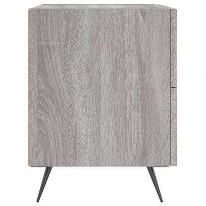 Nachttische 2 Stk. Grau Sonoma 40x35x47,5 cm Holzwerkstoff