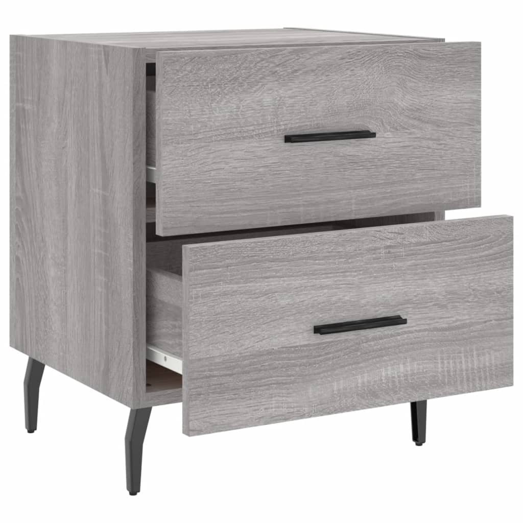 Nachttisch Grau Sonoma 40x35x47,5 cm Holzwerkstoff