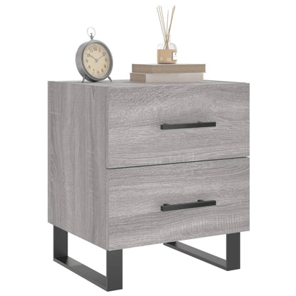 Nachttisch Grau Sonoma 40x35x47,5 cm Holzwerkstoff