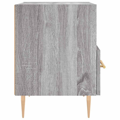 Nachttische 2 Stk. Grau Sonoma 40x35x47,5 cm Holzwerkstoff