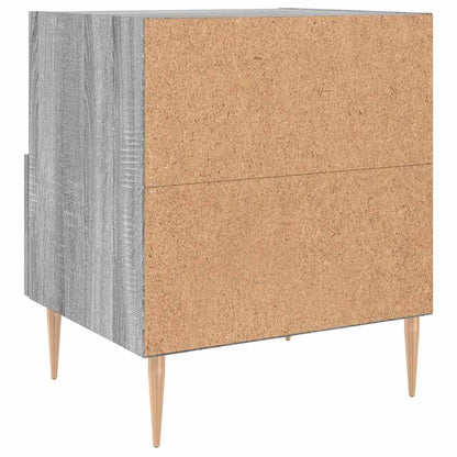 Nachttische 2 Stk. Grau Sonoma 40x35x47,5 cm Holzwerkstoff