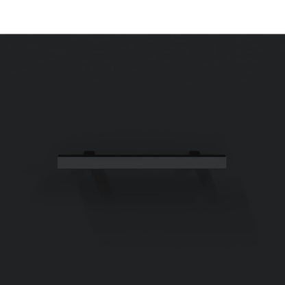 Nachttisch Schwarz 40x40x66 cm Holzwerkstoff