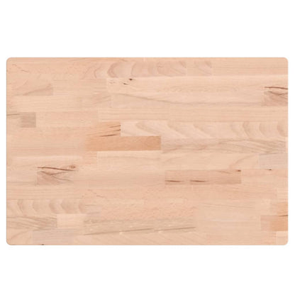Tischplatte 60x40x1,5 cm Rechteckig Massivholz Buche
