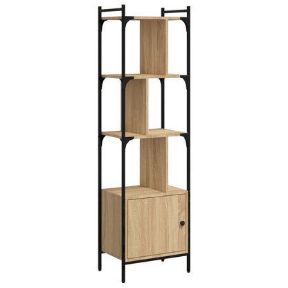 Bücherregal mit Tür Sonoma-Eiche 44,5x30x154,5 cm Holzwerkstoff
