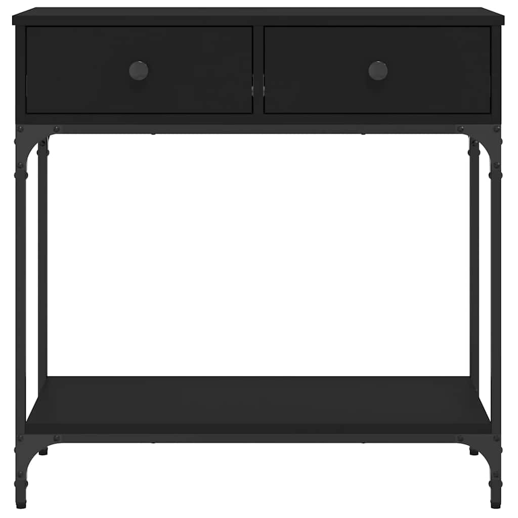 Konsolentisch Schwarz 75x34,5x75 cm Holzwerkstoff