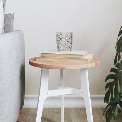 Tischplatte Ø30x1,5 cm Rund Massivholz Buche