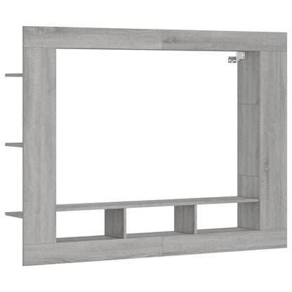 TV-Schrank Grau Sonoma 152x22x113 cm Holzwerkstoff