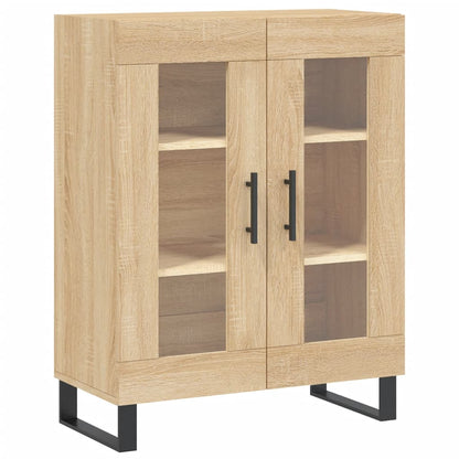 Highboard Sonoma-Eiche 69,5x34x180 cm Holzwerkstoff