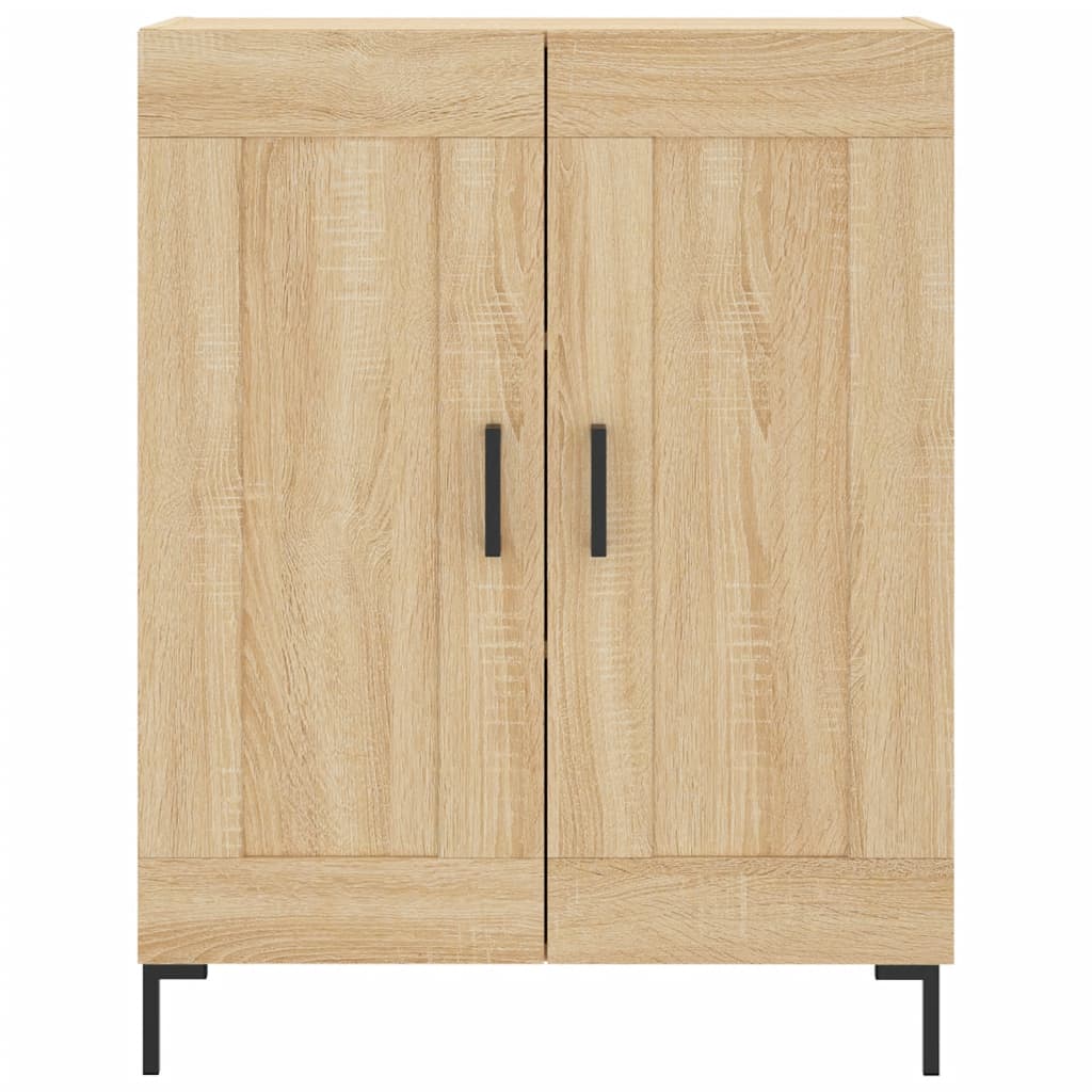 Highboard Sonoma-Eiche 69,5x34x180 cm Holzwerkstoff