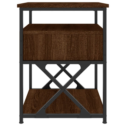 Nachttisch Braun Eichen-Optik 40x42x55 cm Holzwerkstoff