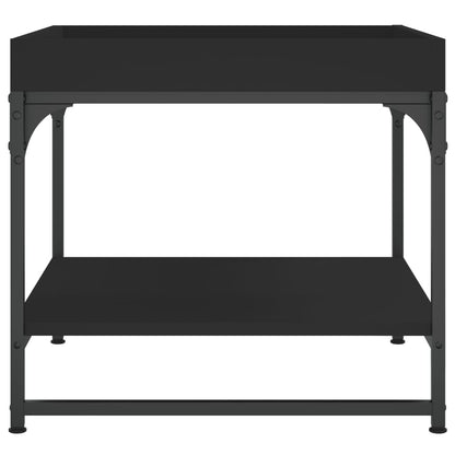 Couchtisch Schwarz 49,5x49,5x45 cm Holzwerkstoff